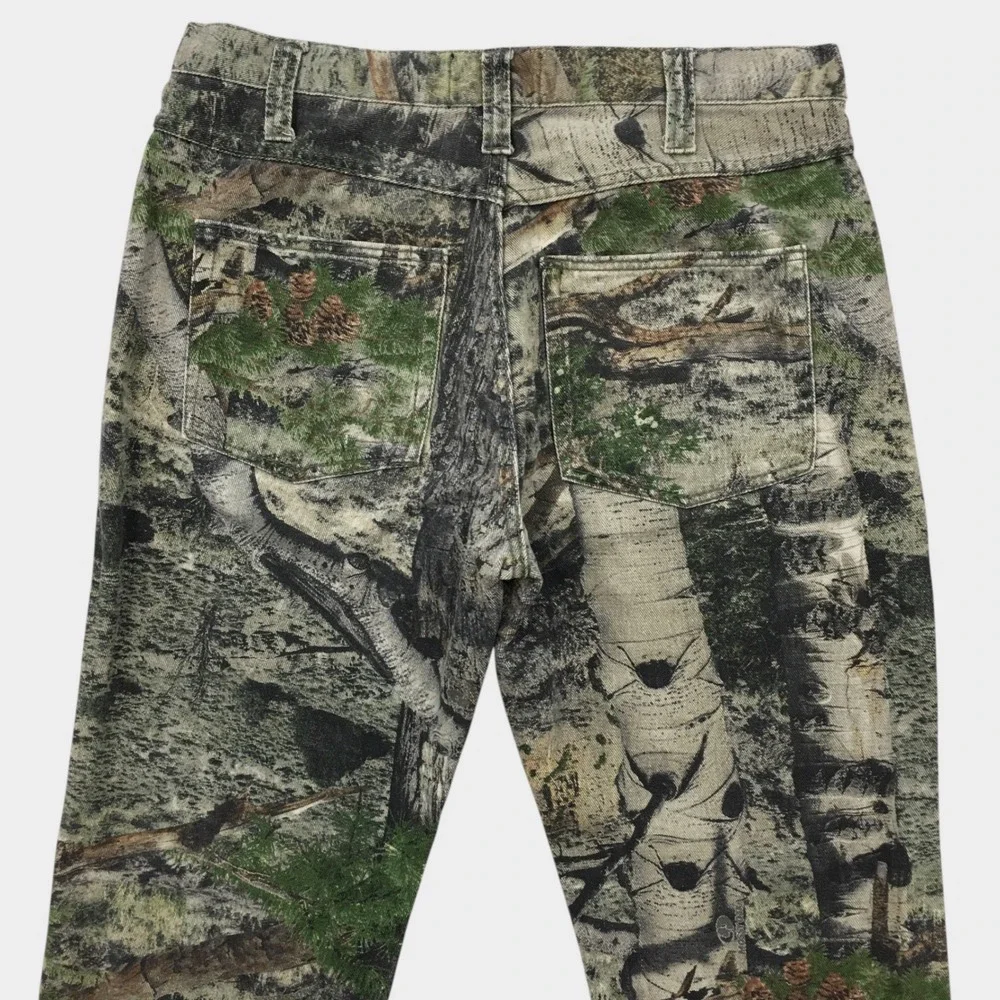 Mossy Oak Mens Camo Hunting Pants Camouflage Cotton Outdoor Work Trousers 34x32